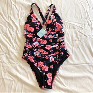 NWT Cupshe Flashing Spray Print One Piece Swimsuit
